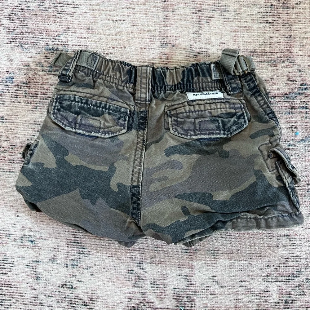 The Children's Place Green and Brown Cargo Shorts
